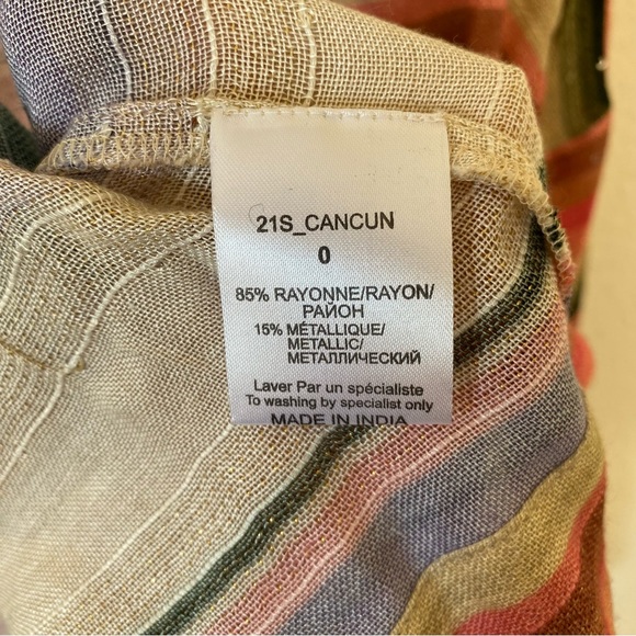 Mes Demoiselles Striped Cancun Kimono Coverup - Picture 12 of 16